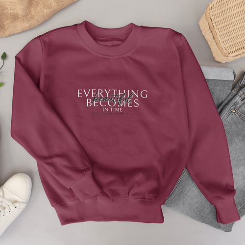 Beautiful In Time — Adult Sweatshirt