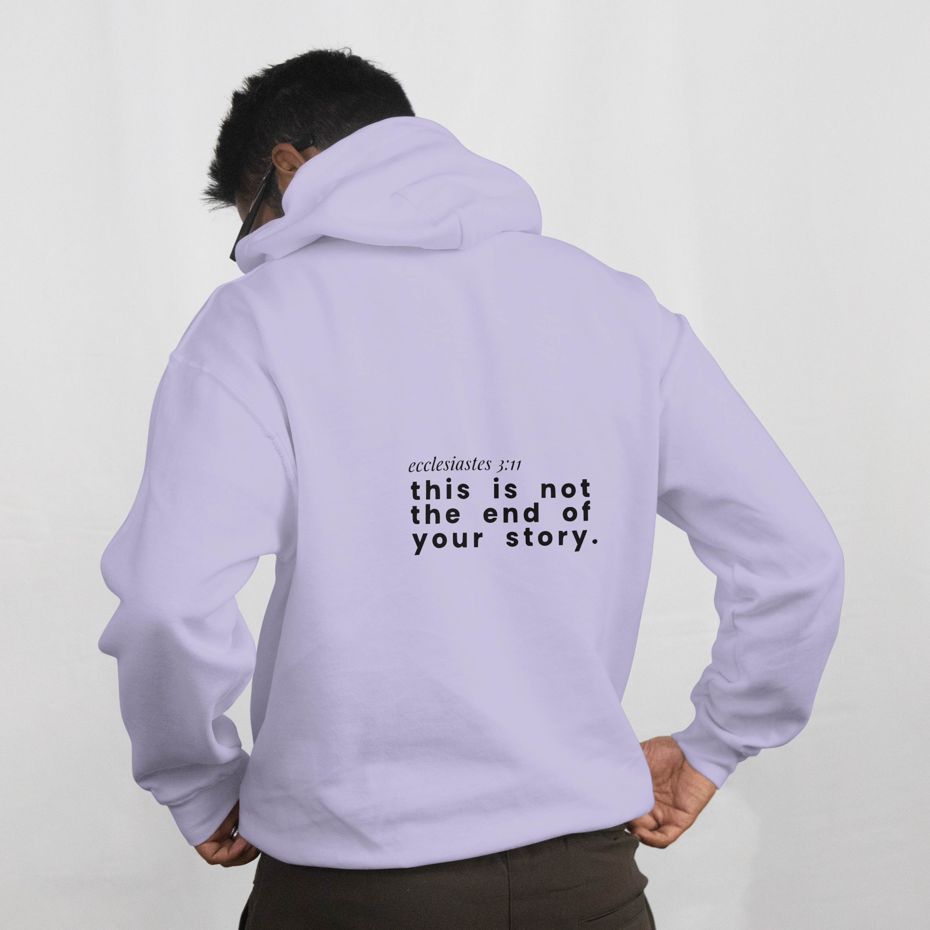 "beautiful in time" 001 - adult hoodie [ecclesiastes 3:11]