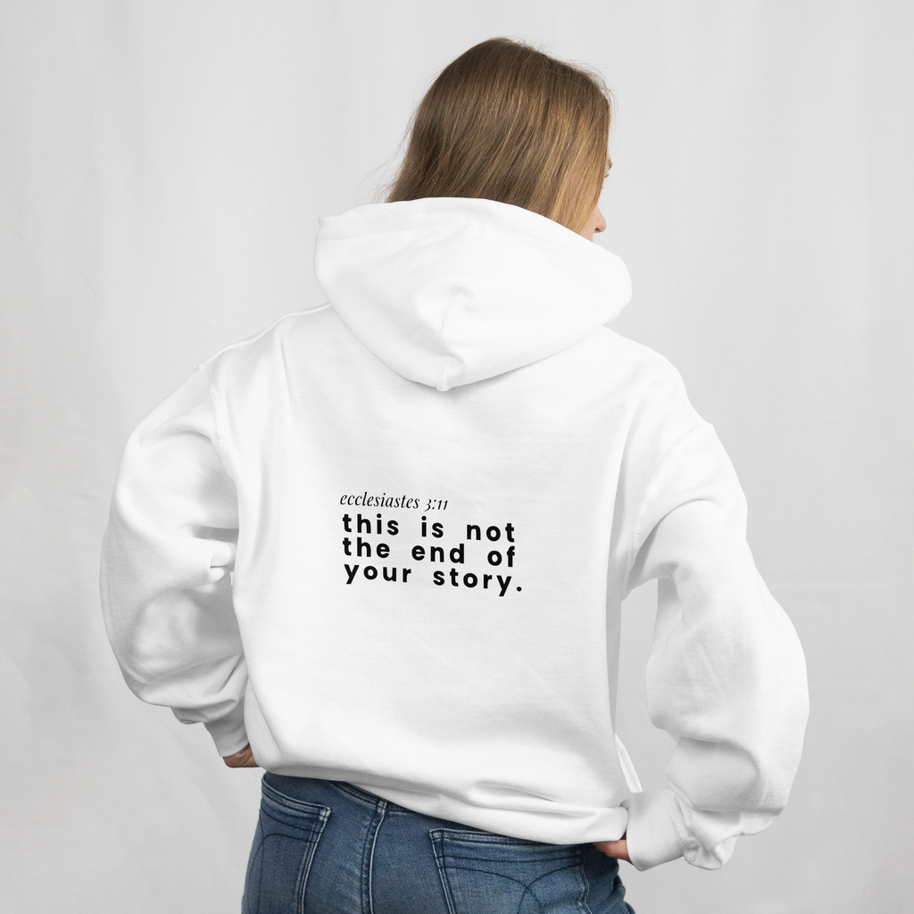 "beautiful in time" 001 - adult hoodie [ecclesiastes 3:11]