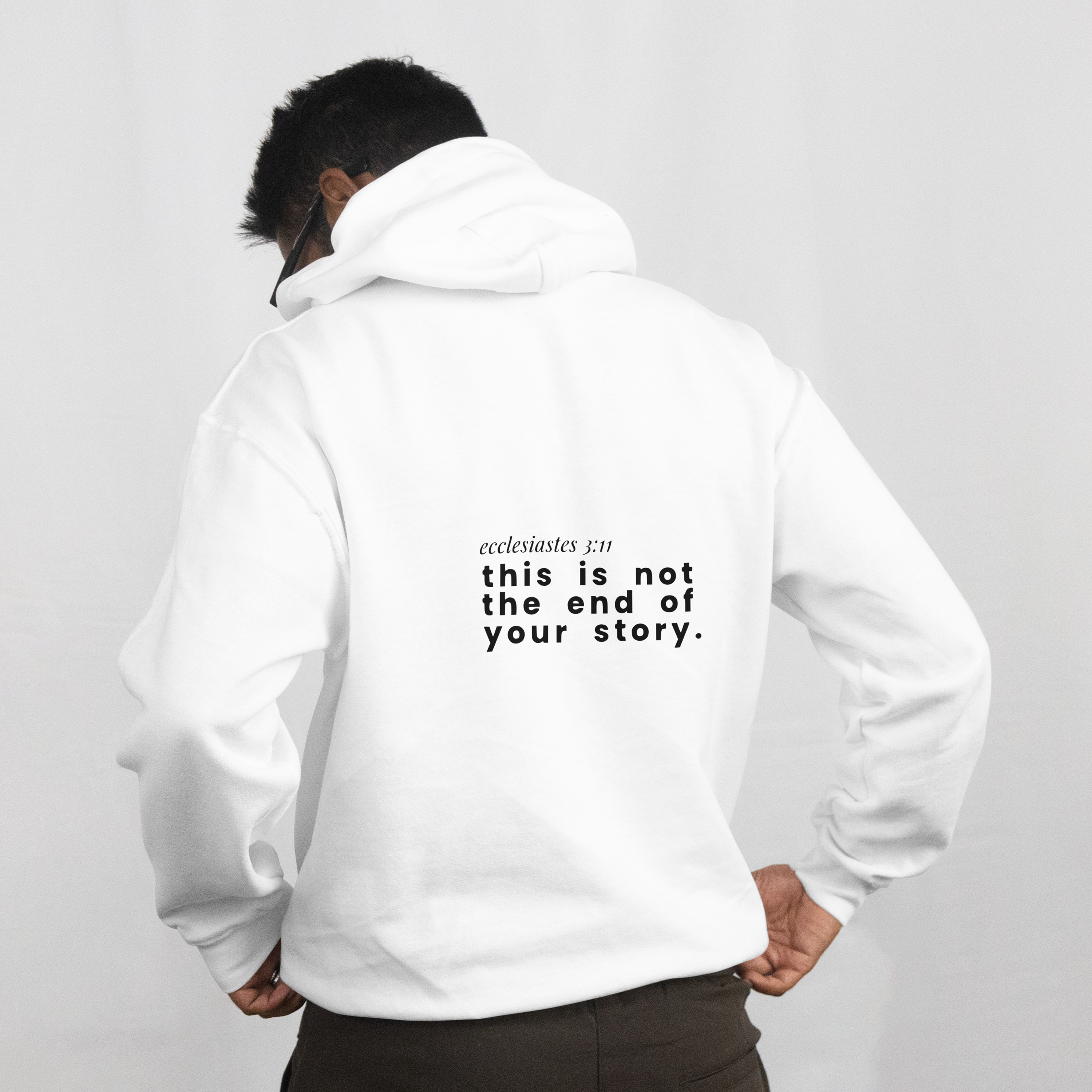 "beautiful in time" 001 - adult hoodie [ecclesiastes 3:11]